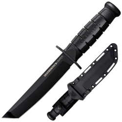 COLD STEEL Leatherneck American Tanto 7In Fixed Blade Knife (Black Powder Coated)