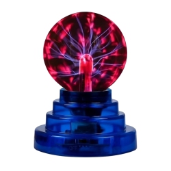 TRADEOPIA Interactive 3.5" Plasma Ball (Purple) - Sensitive to Touch And Responsive to Sound
