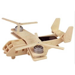 ROBOTIME Diy Wooden Solar Powered Aircrafts - V22