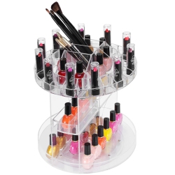 SORTWISE 360 Degree Rotating Acrylic Organzier for Multi-Function Makeup Organizer Cosmetic Storage Box
