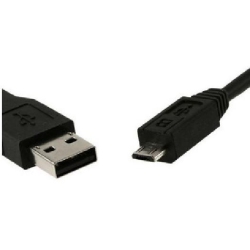 VARIOUS 6 Ft. USB 2.0 - Type A to Micro USB Type B Cable - Micro 5-Pin - In Black