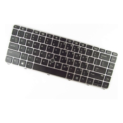 HP Elitebook G3 745 & G4 840 Backlit Keyboard Replacement In Silver