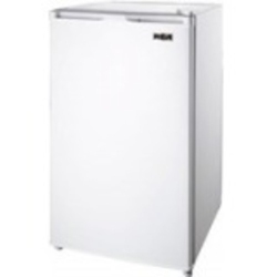 RCA 3.2 Cu Ft Refrigerator - 3.20 Ftâ³ - Reversible - - Tempered Glass Shelf In White
