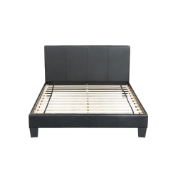 HUSKY ® Value Upholstered Platform Bed – Double - In Black