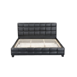 HUSKY ® Amelia Upholstered Platform Bed – King - In Black