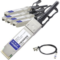 ADDON Extreme Networks 10321 Compatible Taa Compliant 40GBase-Cu Qsfp+ to 4Xsfp+ Direct Attach Cable (Passive Twinax, 3M)