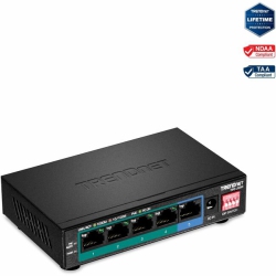 TRENDNET Tpe-Lg50 5-Port Gigabit Long Range Poe+ Switch (Tpelg50)