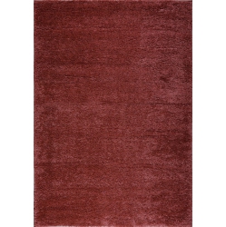 LA DOLE RUGS Meknes Shag Grapefruit Area Rug 3'11" X 5'7" In Orange