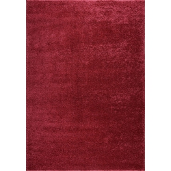 LA DOLE RUGS Meknes Shag Rose Area Rug 6'5" X 9'5" In Red