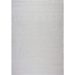 LA DOLE RUGS Meknes Shag Area Rug 3'11" X 5'7" In Ivory