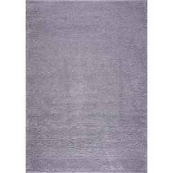 LA DOLE RUGS Meknes Shag Light Area Rug 3'11" X 5'7" In Gray