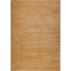 LA DOLE RUGS Meknes Shag Mustard Area Rug 6'5" X 9'5" In Yellow