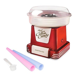NOSTALGIA PCm805Retro Retro Hard & Sugar Free Cotton Candy Maker - In Red