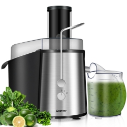 COSTWAY Electric Juicer Wide Mouth Fruit & Vegetable Centrifugal Juice Extractor 2 Speed