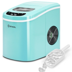 COSTWAY Portable Compact Electric Ice Maker Machine Mini Cube 26Lb/day Abs