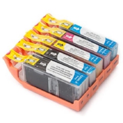 G&G Compatible With Canon Pgi-250Xl And Bk-Cli-251Xl-Bk-C-G-M-Y New Compatible Ink Cartridges Combo Pack With Chip
