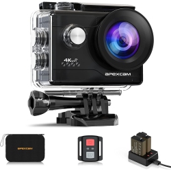 HLD 4K 20Mp Wifi Action Camera Underwater Waterproof Camera Sports Camera Camcorder Ultra HD 40M 170°Wide-Angle 2.4G Wireless Remote Control 2.0