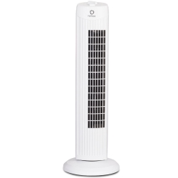 COSTWAY Fantask 35W 28" Oscillating Tower Fan 3 Wind Speed Quiet Cooling In White