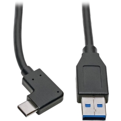 TRIPP LITE U428-003-Cra Right-Angle USB-C to USB-A Cable, M/m, 3 Ft. U428-003-Cra
