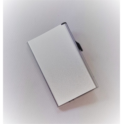 ELEGANCE Rfid Blocking Aluminum Credit Card Business Card Pop-Up Card Case In Multicolor