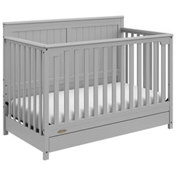 Graco Hadley 4-in-1 Convertible Crib - Grey