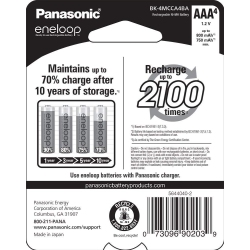 Eneloop Pro AA High Capacity Ni-MH Pre-Charged Rechargeable Batteries –  Film Supply Club