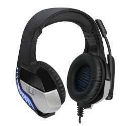 ADESSO Xtream G4 Virtual 7.1 Surround Sound Gaming Headset | Vibration, Noise-Canceling Mic, Led Lights, USB Connection & Audio Equalizer