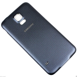 SAMSUNG Battery Back Door Cover Case for Galaxy S5 I9600 Original Color In Black