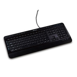 VERBATIM Wired Slim Keyboard-Hot Keys -Illuminated Keys Wired Keyboard (99789)