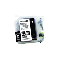 SUPERINK Compatible Brother Lc103Bk High Yield Ink Cartridge By In Black