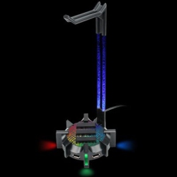 ENHANCE Accessory Power Gaming Headset Stand Headphone Holder With 4 Port USB Hub