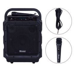 COSTWAY Suono Portable 8" Pa System Rechargeable Battery 300W Rms Power Active Speaker