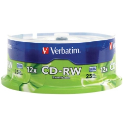 VERBATIM 12X CD-Rw Media