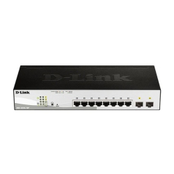D-LINK 10-Port Gigabit Smart Managed Poe Switch - Dgs-1210-10P