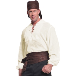 GOT2SAVE Pirate Shirt Cream Adult Xl In Multicolor