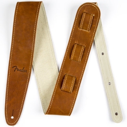 FENDER Leather Strap Logo