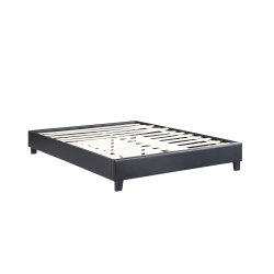 HUSKY ® Paragon Upholstered Platform Bed – Double - In Black