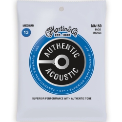 MARTIN GUITARS Martin Authentic Sp Acoustic Guitar Strings - 80/20, Medium