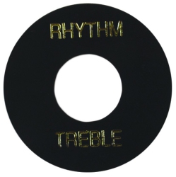 GIBSON Toggle Switch Washer - With Gold Letters In Black