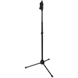 GATOR Deluxe Tripod Mic Stand With Deluxe One Handed Clutch