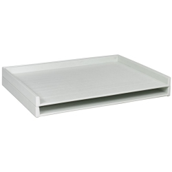 SAFCO Heavy-Duty Plastic Stacking Trays