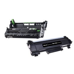 MAX SAVING - 2Pack (Toner Cartridge + Drum Unit) Replacement (Tn760+Dr730) for Brother Tn760, Tn730, Dr730, Printer Dcp-L2550Dw Hl-L2350Dw Hl-L2370Dw