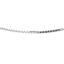 SAN MARCO JEWELLERS San Marco - Italian Made Sterling 925 18 Inch Small Box Chain In Silver