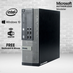 DELL Refurbished (Good) - Optiplex 7010 Sff Desktop Computer - Intel Core I7-3770, 16GB Ram, New 480GB SSD, Windows 10 Home