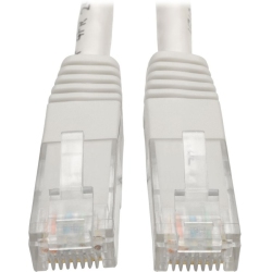 TRIPP LITE Cat6 Gigabit Molded Patch Cable (Rj45 M/m), White, 10 Ft