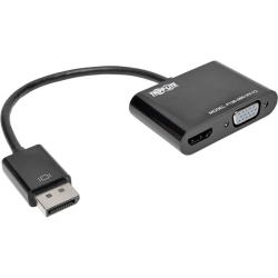 TRIPPLITE Displayport to HDMI VGA Adapter Converter 4K X 2K Dp to HDMI VGA Dport 1.2