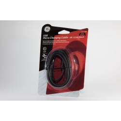 GE Neral Electric 6-Ft Micro USB Charging Cable - 6Ft (1.8M) (14070) In Black