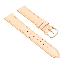 STRAPSCO Classic Ladies Leather Watch Band - Quick Release Women's Strap - 16MM Light In Pink