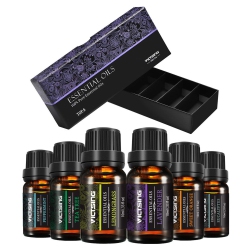 HLD 6 Packs 10Ml Essential Oils, Therapeutic Grade Aromatherapy Oils