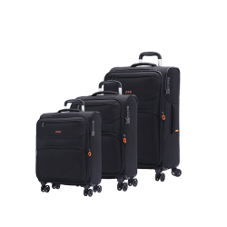JUMP (Moorea) 3-Piece Luggage Set French Masterpiece Collection Ultra-Light, Expandable With Tsa Lock